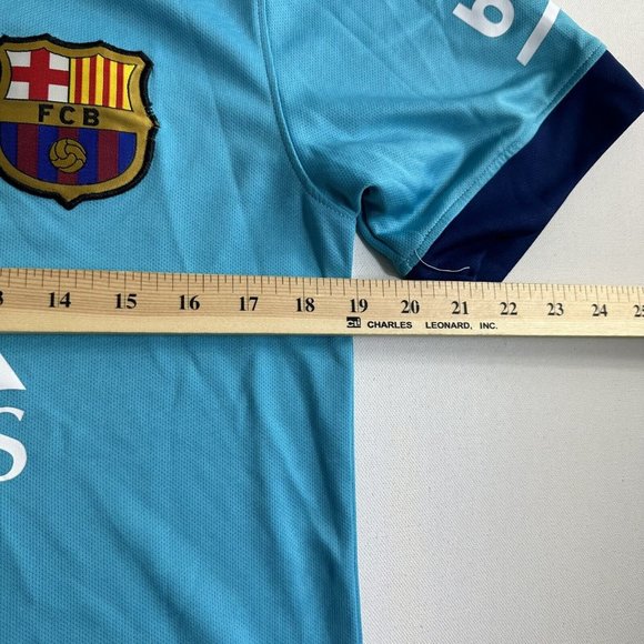 NIKE FC BARCELONA NIGHT RISING THIRD JERSEY 2016 MEN SIZE MEDIUM‎ SOCCER￼ FUTBOL - Picture 11 of 11